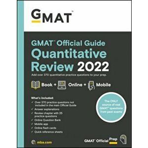 GMAT Official Guide Quantitative Review 2022: Book + Online Question Bank, Paperback - *** imagine