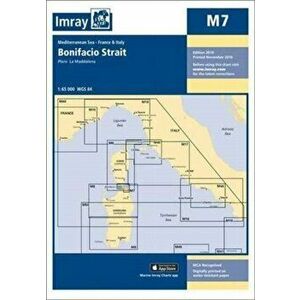 Imray Chart M7. Bonifacio Strait, New ed, Sheet Map - Imray imagine