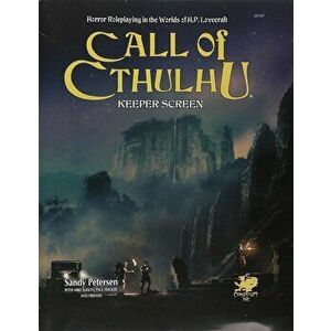 Call of Cthulhu Keeper Screen: Horror Roleplaying in the Worlds of H.P. Lovecraft, Hardcover - Sandy Petersen imagine