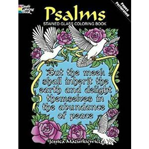 Psalms Stained Glass Coloring Book, Paperback - Jessica Mazurkiewicz imagine