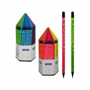 Creioane grafit cu radiera, 144/display - NEBO 16144 imagine
