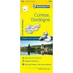 Michelin France: Corr'ze, Dordogne Map 329 - Michelin imagine