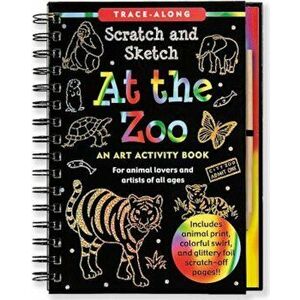 At the Zoo: An Art Activity Book for Animal Lovers and Artists of All Ages 'With Wooden Stylus', Hardcover - Peter Pauper Press imagine