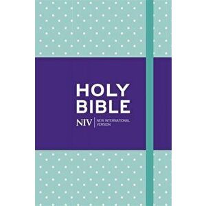NIV Pocket Mint Polka-Dot Notebook Bible, Hardback - New International Version imagine