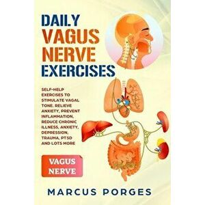 Daily Vagus Nerve Exercises: Self-Help Exercises to Stimulate Vagal Tone. Relieve Anxiety, Prevent Inflammation, Reduce Chronic Illness, Anxiety, D, P imagine