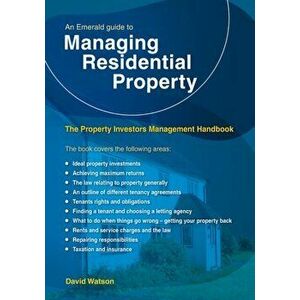 Emerald Guide To Managing Residential Property. The Property Investors Management Handbook - Revised Edition 2020, Paperback - David Watson imagine