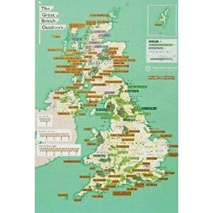 The Great British Outdoors - Collect and Scratch Map, Sheet Map - *** imagine