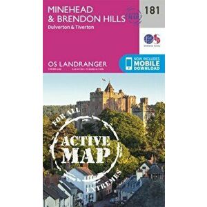 Minehead & Brendon Hills, Dulverton & Tiverton. February 2016 ed, Sheet Map - Ordnance Survey imagine