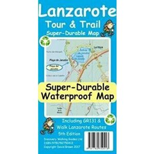 Lanzarote Tour and Trail Map, Sheet Map - David Brawn imagine