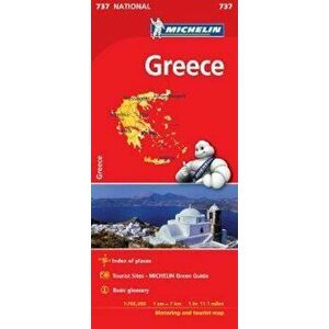 Greece - Michelin National Map 737, Hardcover - *** imagine