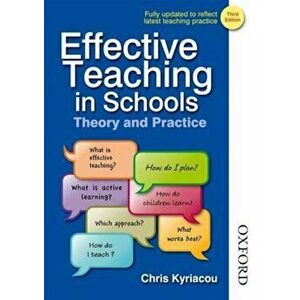 Effective Teaching in Schools Theory and Practice, Paperback - Chris Kyriacou imagine