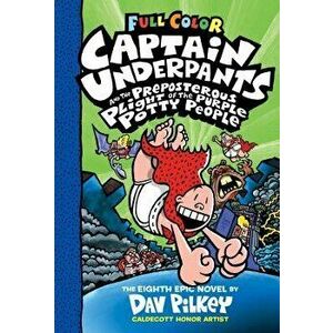 Captain Underpants and the Preposterous Plight of the Purple Potty People, Hardcover - Dav Pilkey imagine