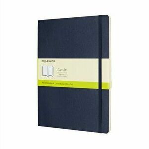 Moleskine Sapphire Blue Extra Large Plain Notebook Soft, Paperback - *** imagine