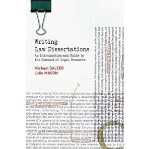 Writing Law Dissertations. An Introduction and Guide to the Conduct of Legal Research, Paperback - Julie Mason imagine