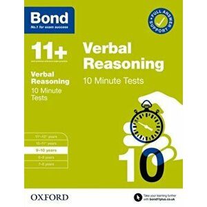 Bond 11+: Bond 11+ 10 Minute Tests Verbal Reasoning 9-10 years. 1, Paperback - Bond 11+ imagine