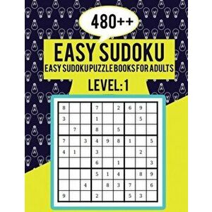 480++ Easy Sudoku: Easy Sudoku Puzzle Books for Adults Level 1 - Perfect for Beginners - Large Print Puzzles - Easy Sudoku For Senior, Paperback - Rs imagine