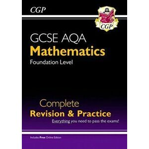 New GCSE Maths AQA Complete Revision & Practice: Foundation - Grade 9-1 Course (with Online Edition), Paperback - *** imagine