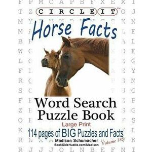 Circle It, Horse Facts, Word Search, Puzzle Book, Paperback - Lowry Global Media LLC imagine