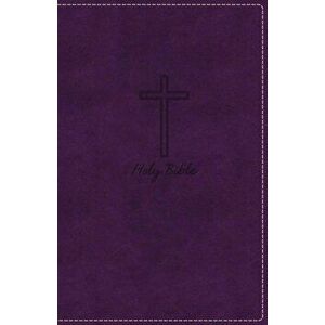 KJV, Deluxe Gift Bible, Imitation Leather, Purple, Red Letter Edition, Hardcover - Thomas Nelson imagine