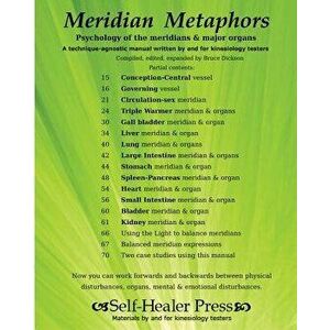Meridian Metaphors: Psychology of the Meridians and Major Organs, Paperback - Bruce Dickson Mss imagine