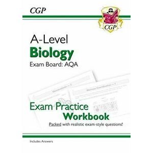 New A-Level Biology: AQA Year 1 & 2 Exam Practice Workbook - includes Answers, Paperback - *** imagine