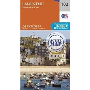 Land's End. Penzance & St Ives, Sheet Map - *** imagine