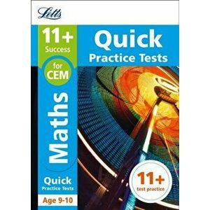 11+ Maths Quick Practice Tests Age 9-10 for the CEM Assessment tests, Paperback - *** imagine