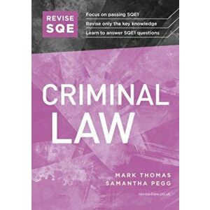 Revise SQE Criminal Law. SQE1 Revision Guide, New ed, Paperback - Samantha Pegg imagine