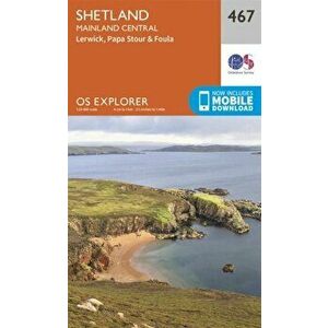 Shetland - Mainland Central. September 2015 ed, Sheet Map - Ordnance Survey imagine