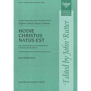 Hodie Christus natus est. Vocal score, Sheet Map - *** imagine