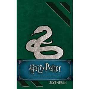 Harry Potter Slytherin Hardcover Ruled Journal, Hardcover imagine