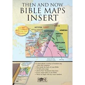 Then and Now Bible Maps Insert, Paperback - Rose Publishing imagine