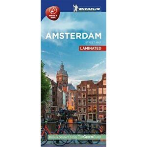 Amsterdam - Michelin City Map 9210. Laminated City Plan, Sheet Map - *** imagine