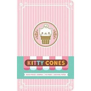 Kitty Cones Ruled Pocket Journal, Hardcover - Ralph Cosentino imagine