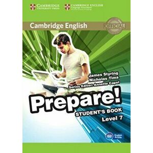 Cambridge English Prepare! Level 7 Student's Book, Paperback - Nicholas Tims imagine