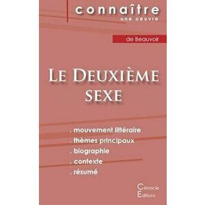 Fiche de lecture Le Deuxième sexe (tome 1) de Simone de Beauvoir (Analyse littéraire de référence et résumé complet) - Simone De Beauvoir imagine