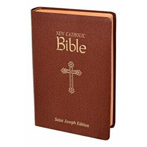 New Catholic Bible--Medium Print, Leather - *** imagine