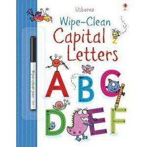 Wipe-clean Capital Letters, Paperback - Jessica Greenwell imagine