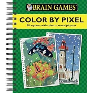 Brain Games Color by Pixel, Paperback - Ltd Publications International imagine