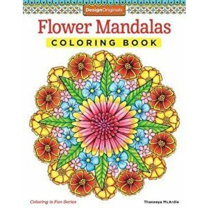 Flower Mandalas Coloring Book, Paperback imagine
