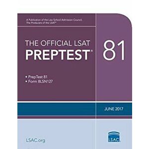 The Official LSAT Preptest 81: (June 2017 LSAT), Paperback - Law School Council imagine