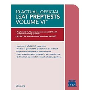 10 Actual, Official LSAT Preptests Volume VI, Paperback - Law School Council imagine