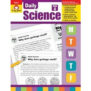 Daily Science, Grade 4, Paperback - Evan-Moor Educational Publishers imagine