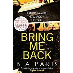 Bring Me Back, Paperback - B A Paris imagine