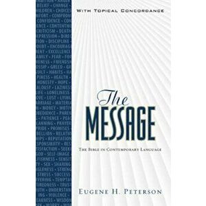 Message Bible-MS-Numbered: The Bible in Contemporary Language, Hardcover - Eugene H. Peterson imagine
