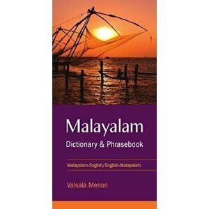 Malayalam-English/English-Malayalm Dictionary & Phrasebook, Paperback - Vasala Menon imagine