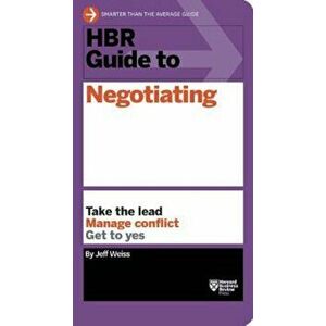 HBR Guide to Negotiating, Paperback - Jeff Weiss imagine