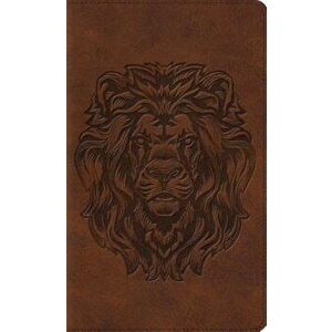 Thinline Bible-ESV-Royal Lion, Hardcover - Crossway Bibles imagine