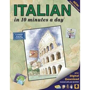 Italian in 10 Minutes a Day(r): Language Course for Beginning and Advanced Study. Includes Workbook, Flash Cards, Sticky Labels, Menu Guide, Software, imagine