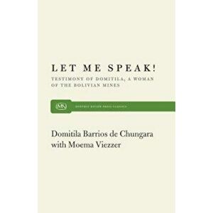Let Me Speak, Paperback - Victoria Ortiz imagine